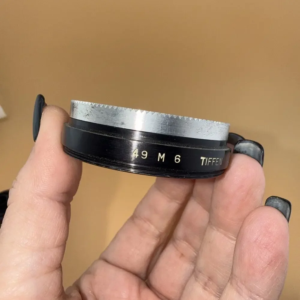 Vtg Tiffen Series 6 “601” Retaining Ring 49m Lens Camera Photography Accessory